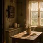 Da telefoncentralen stod i køkkenet