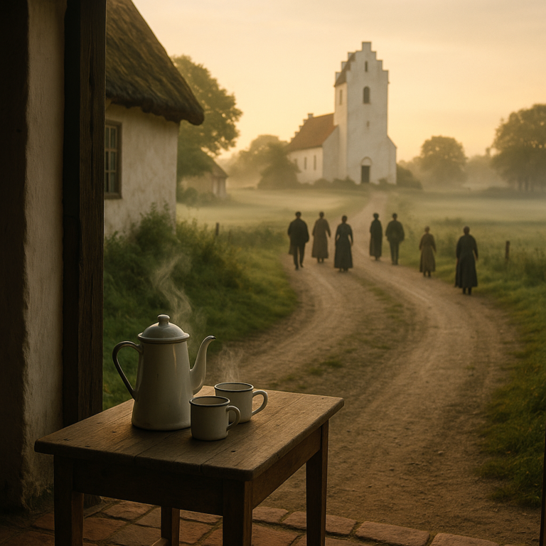 Søndag i landsbyen: klokker, kaffe og stille rytmer